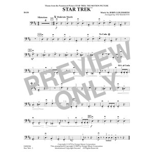 Star Trek (arr. Ted Ricketts) - String Bass