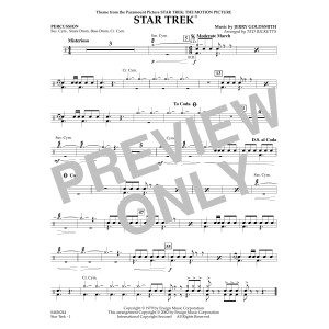 Star Trek (arr. Ted Ricketts) - Percussion