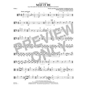 May It Be (arr. Larry Moore) - Viola