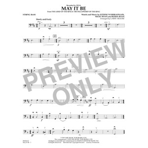 May It Be (arr. Larry Moore) - String Bass
