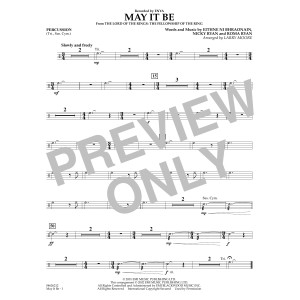 May It Be (arr. Larry Moore) - Percussion