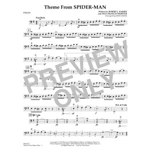 Theme from Spider-Man (TV Theme) (arr. John Moss) - Cello