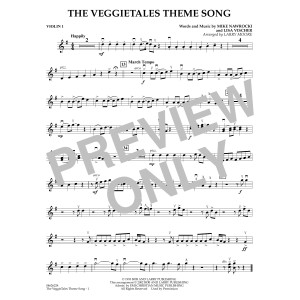 The VeggieTales Theme Song (arr. Larry Moore) - Violin 1