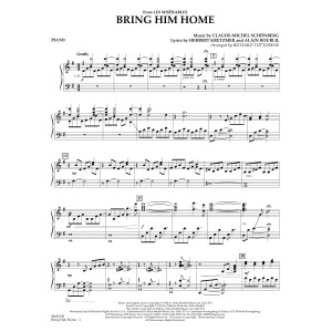 Bring Him Home (from Les Misérables) (arr. Richard Tuttobene) - Piano
