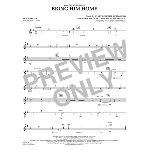 Bring Him Home (from Les Misérables) (arr. Richard Tuttobene) - Percussion 1