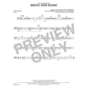 Bring Him Home (from Les Misérables) (arr. Richard Tuttobene) - Percussion 2