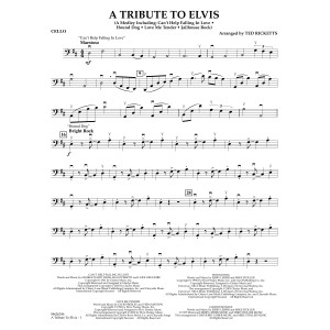A Tribute To Elvis (arr. Ted Ricketts) - Cello