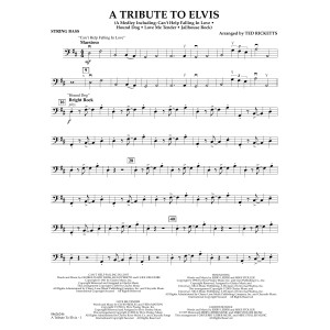 A Tribute To Elvis (arr. Ted Ricketts) - String Bass