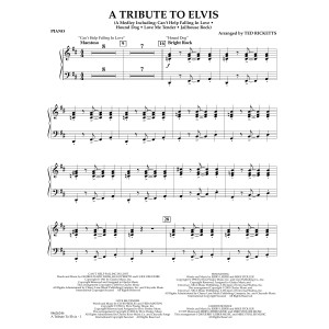 A Tribute To Elvis (arr. Ted Ricketts) - Piano