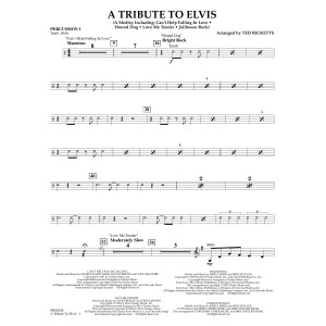 A Tribute To Elvis (arr. Ted Ricketts) - Percussion 1