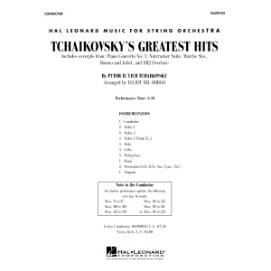Tchaikovsky's Greatest Hits (arr. Elliot Del Borgo) - Full Score