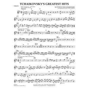 Tchaikovsky's Greatest Hits (arr. Elliot Del Borgo) - Violin 1