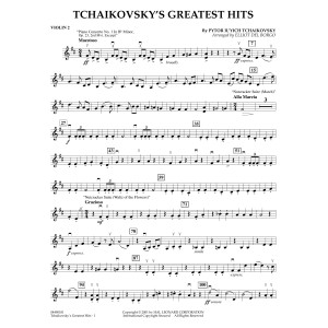 Tchaikovsky's Greatest Hits (arr. Elliot Del Borgo) - Violin 2