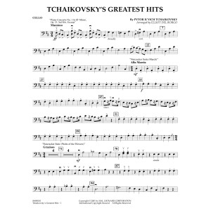 Tchaikovsky's Greatest Hits (arr. Elliot Del Borgo) - Cello