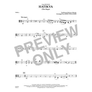 Hatikva (from Munich) (arr. John Williams) - Viola