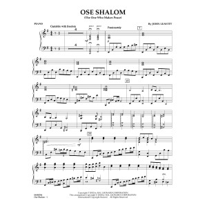 Ose Shalom (The One Who Makes Peace) - Piano