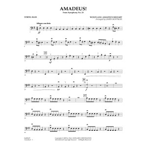 Amadeus! (arr. Jamin Hoffmann) - String Bass
