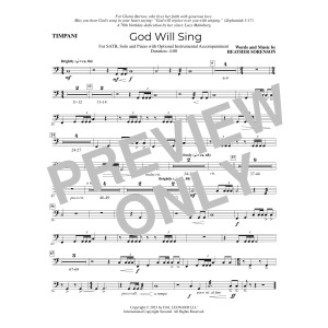 God Will Sing - Timpani