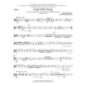 God Will Sing - Viola