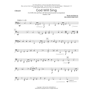 God Will Sing - Cello