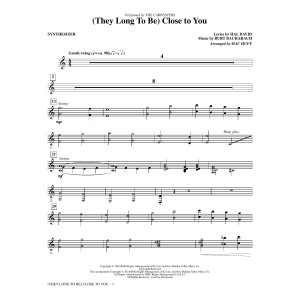 (They Long to Be) Close To You (arr. Mac Huff) - Synthesizer