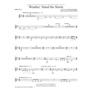 Weather: Stand The Storm (Chamber Ensemble) - Horn 4 in F