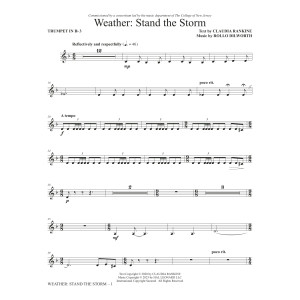 Weather: Stand The Storm (Chamber Ensemble) - Trumpet 3 in Bb