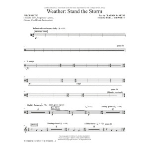 Weather: Stand The Storm (Chamber Ensemble) - Percussion 2