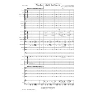 Weather: Stand The Storm (Full Orchestration) - Full Score