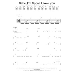 Babe, I'm Gonna Leave You