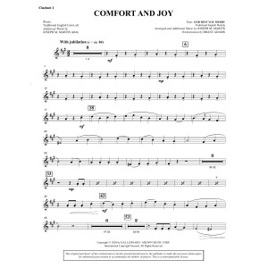 Comfort And Joy (Full Orchestra) - Bb Clarinet 1