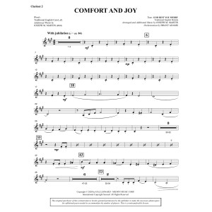 Comfort And Joy (Full Orchestra) - Bb Clarinet 2