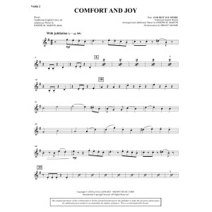 Comfort And Joy (Full Orchestra) - Violin 2