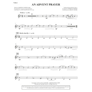 An Advent Prayer (Orchestra) - Violin 2