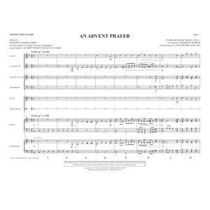 An Advent Prayer (Consort) - Full Score