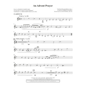 An Advent Prayer (Consort) - Bb Clarinet