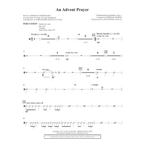An Advent Prayer (Consort) - Percussion