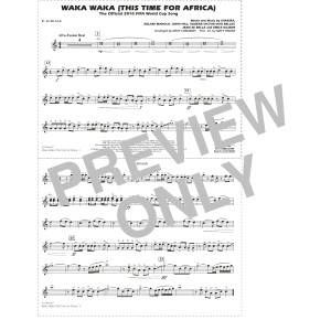 Waka Waka (This Time For Africa) (arr. Matt Conaway) - Eb Alto Sax