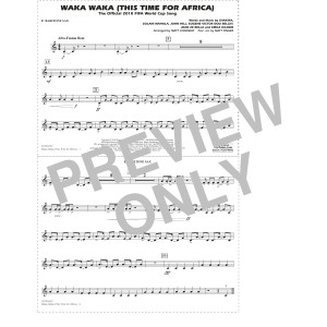 Waka Waka (This Time For Africa) (arr. Matt Conaway) - Eb Baritone Sax