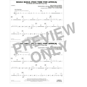 Waka Waka (This Time For Africa) (arr. Matt Conaway) - Cymbals
