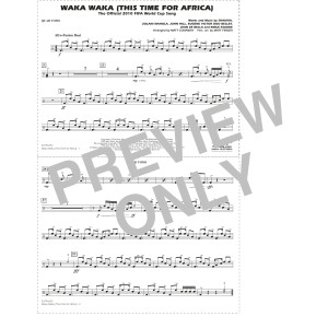 Waka Waka (This Time For Africa) (arr. Matt Conaway) - Quad Toms