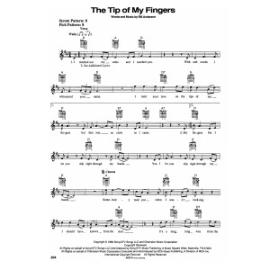 The Tip Of My Fingers
