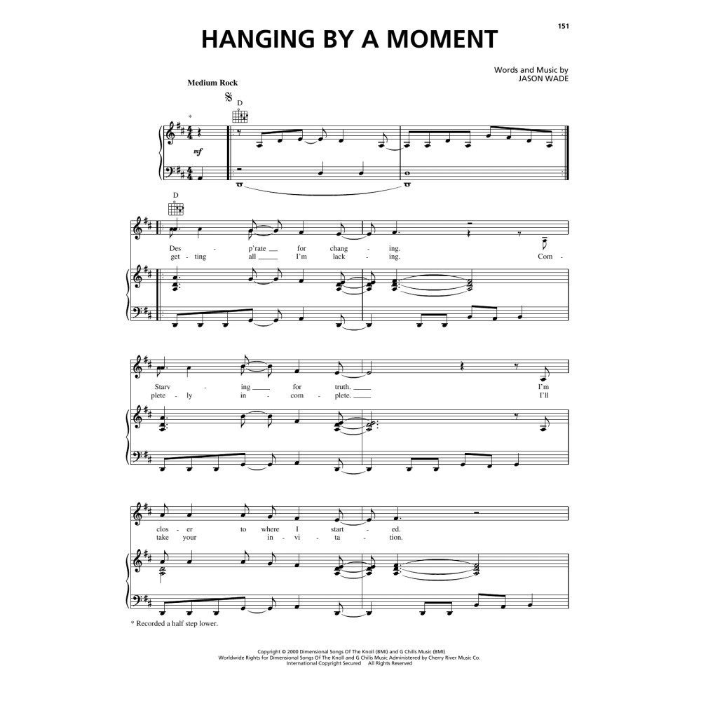 Hanging By A Moment