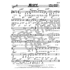 Misty (Low Voice)