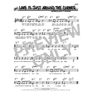 Love Is Just Around The Corner (Low Voice)