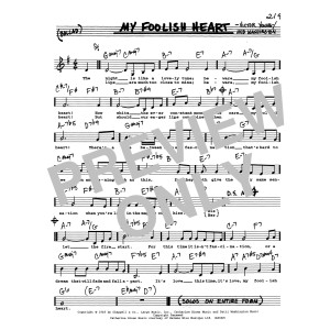 My Foolish Heart (Low Voice)