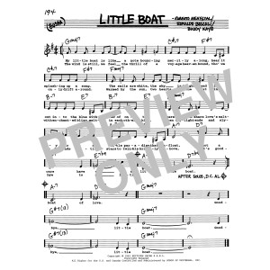 Little Boat (O Barquinho) (Low Voice)
