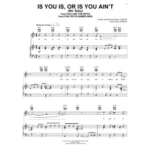 Is You Is, Or Is You Ain't (Ma' Baby)
