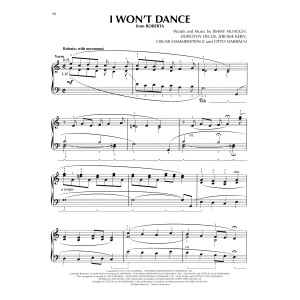 I Won't Dance (from Roberta) (arr. Lee Evans)