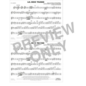 Lil Boo Thang (arr. Jay Bocook) - Bb Clarinet